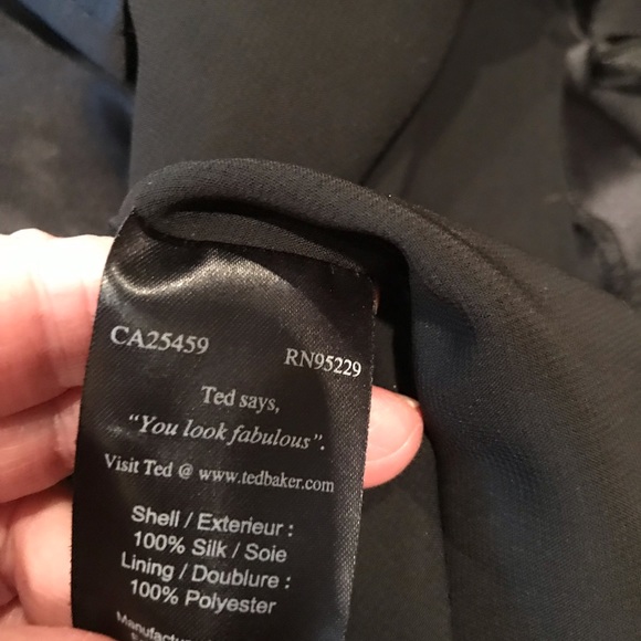 TED BAKER HALTER DRESS XS (model is a 0-2) - Picture 7 of 16